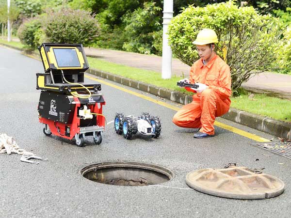 矿区管道机器人检测